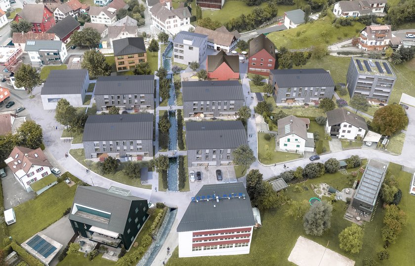 Generalsanierte Bürofläche im 1. Obergeschoss zum Erstbezug  - Quartier am Rickenbach in Wolfurt