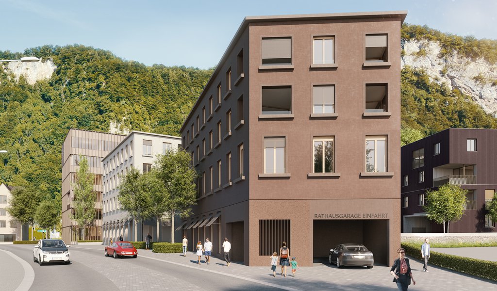 Attraktive Büro- oder Dienstleistungsfläche im Rathaus Quartier Hohenems - Top GE 2 - Haus A2